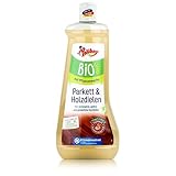 POLIBOY BIO Parkett und Holzdielen Pflege - Pflege und Schutz für geölte, gewachste und lackierte Echtholzböden - mit Pflanzenwachs - Vegan - 1er Pack - 1 L - Made in Germany