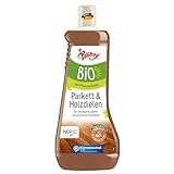 POLIBOY BIO Parkett und Holzdielen Pflege - Pflege und Schutz für geölte, gewachste und lackierte Echtholzböden - mit Pflanzenwachs - Vegan - 1er Pack - 1 L - Made in Germany