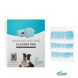 Waschmaschinenreiniger Tabs 24 Stück für Haustierbesitzer, Waschmaschinenreiniger Extra Stark gegen Geruch & Kalk - Waschmaschinen Reiniger mit Formel für Tiefenreinigung (24)
