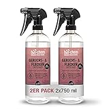 Bio-Chem Geruchsentferner Fleckenentferner Urinentferner - 2X 750 ml - Wirksamer Geruchsneutralisierer gegen Katzenurin, Hundeurin, Tierurin - Gebrauchsfertiges Spray gegen Hundegeruch & Katzengeruch