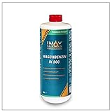 INOX® - IX 200 Waschbenzin 1L - Lösungsmittel für Fleckentfernung auf Textil, Kunststoff, Oberflächen & Arbeitsgeräten - Waschbenzin Reinigungsbenzin - Benzin Reiniger