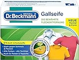 Dr. Beckmann Gallseifen-Stück | natürlicher Allrounder gegen Flecken | mit der bewährten Kraft der Gallseife | enthält 0% Duft-, Farb- und Bleichstoffe | 100 g