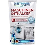 Heitmann Maschinen Entkalker für Waschmaschinen und Geschirrspüler, 1er Pack (1 x 175 g)