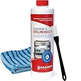 Backofenreiniger 500 ml Gel Paste inkl. Backofen- und Grillreiniger Pinsel löst Eingebranntes, reinigt selbsttätig - ohne Gerüche