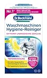 Dr. Beckmann Waschmaschinen Hygiene-Reiniger | Maschinenreiniger mit Aktivkohle | Entfernt unangenehme Gerüche | 250 g (Die Verpackung kann variieren)