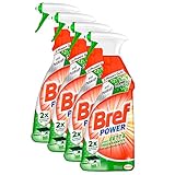 Bref Power gegen Fett und Eingebranntes, 4er Pack (4 x 750 ml)